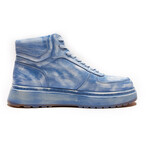 Denim High Top Sneakers // Blue (Men's Euro 38)