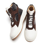 All Inclusive High Top Sneakers // Brown (Men's Euro 44)