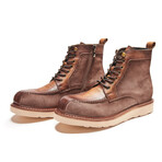 Elevator Easy Match Lace Up Boots // Brown (Men's Euro 39)