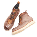 Elevator Easy Match Lace Up Boots // Brown (Men's Euro 39)