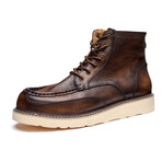 Alpine Hiker Lace Up Boots // Brown (Men's Euro 38)