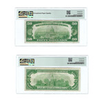 1928 Small Size Gold Certificate // Set of 2 // $50 & $100 Denominations // PMG Certified Very Fine 25