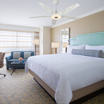 Elira 52" 5-Blade Smart Ceiling Fan + Led Light Kit // White + Marble