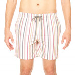 Santorini Striped Swim Trunk // Multicolor (XL)