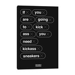 Kickass Sneakers // avesix (18"H x 12"W x 1.5"D)