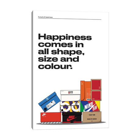 Happiness // avesix (18"H x 12"W x 1.5"D)