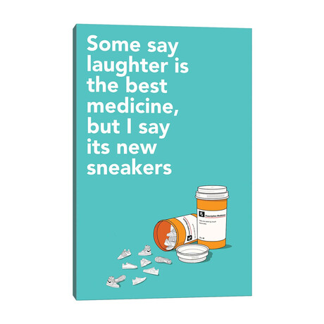 Sneaker Medicine // avesix (18"H x 12"W x 1.5"D)