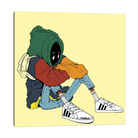 Overwhelmed // Jordan Best (12"H x 12"W x 1.5"D)