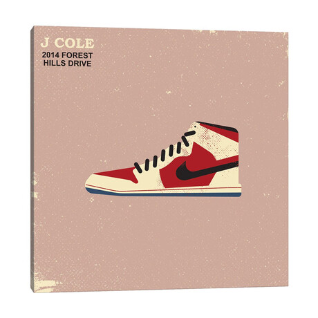 J Cole 2014 Forest Hills Drive 2 // Amer Karic (12"H x 12"W x 1.5"D)