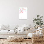 99 Problems But Sneakers Ain't One I // avesix (18"H x 12"W x 1.5"D)