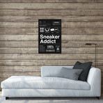 Sneaker Addict I // avesix (18"H x 12"W x 1.5"D)