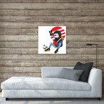 Off-White // Jordan Best (12"H x 12"W x 1.5"D)