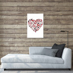 Sneaker Heart // avesix (18"H x 12"W x 1.5"D)