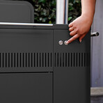 HUB™ Charcoal Grill + Built-In Rotisserie