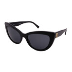 Versace // Women's VE4388 GB1/87 Cat-Eye Sunglasses // Black + Dark Gray