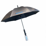 Rechargeable MisterBreeze Misting Umbrella // Silver