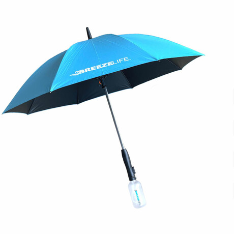 Rechargeable MisterBreeze Misting Umbrella // Blue