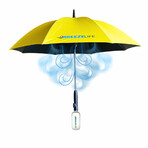 Rechargeable MisterBreeze Misting Umbrella // Yellow