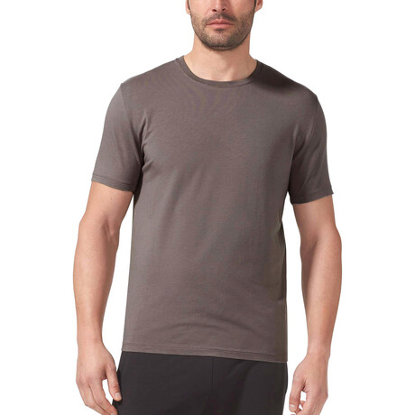 Second Skin Crew Neck Tee // Charcoal Gray (S)