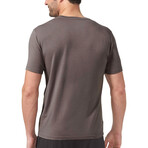 Second Skin Crew Neck Tee // Charcoal Gray (S)