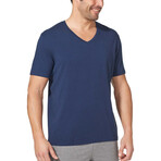 Second Skin V-Neck Tee // Dress Blues (S)