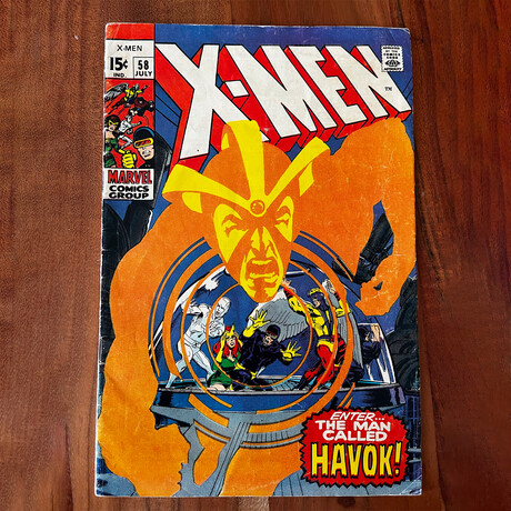 X-Men #58 // July 1969 // First Appearance of Havok // Good condition