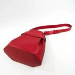 Louis Vuitton // Epi Leather Bucket Shoulder Bag // Castilian Red // Pre-Owned