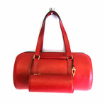 Epi Leather Handbag // Castilian Red // Pre-Owned