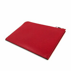 Epi Leather Clutch Bag // Rouge // Pre-Owned