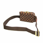 Damier Canvas Shoulder Sling Bag // Ebene // Pre-Owned