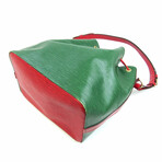 Epi Leather Shoulder Bag // Borneo Green + Castilian Red // Pre-Owned