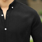 Button-Up Shirt // Black (S)