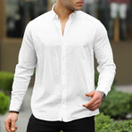 Button-Up Shirt // White (S)