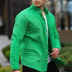 Button-Up Shirt // Green (S)