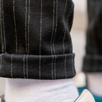 Striped Jogger // Black (S)