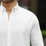Button-Up Shirt // White (S)
