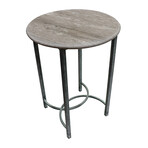 Marble Top Side Table // Gray