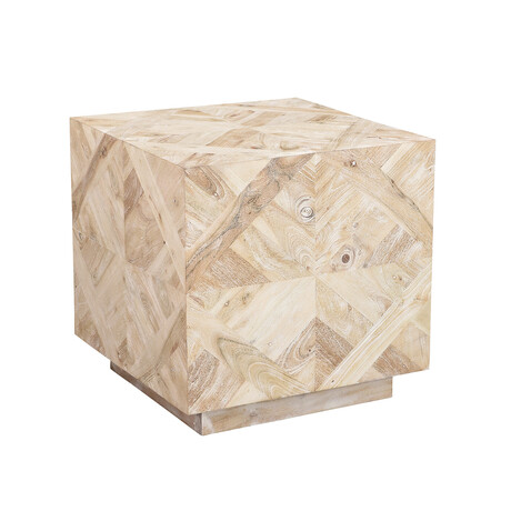 Parquet Pattern Side Table
