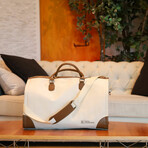 Hotel Collection Duffel Bag // Beige & Brown