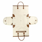 Hotel Collection Duffel Bag // Beige & Brown