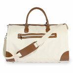 Hotel Collection Duffel Bag // Beige & Brown