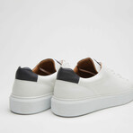 TT1505 Genuine Leather Men Sneakers // White (Size: 45)