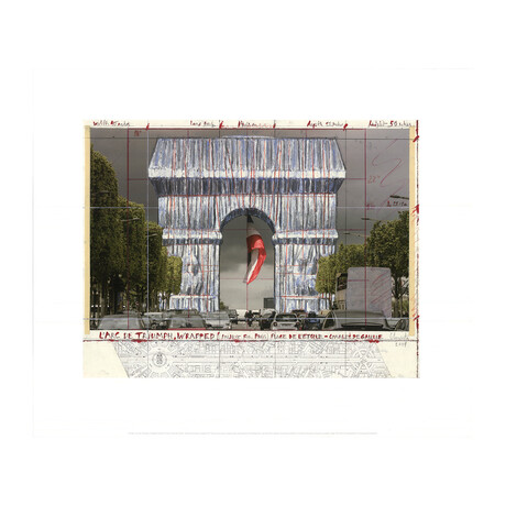 L'Arc de Triomph, Wrapped Project for Paris I // Javacheff Christo