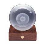 Amber Crystal Light // 3D Laser Dandelion