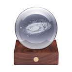 Amber Crystal Light // 3D Laser Galaxy