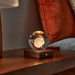 Amber Crystal Light // 3D Laser Dandelion