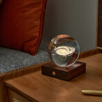 Amber Crystal Light // 3D Laser Galaxy