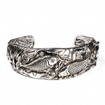 Dell Arte // Bracelet Stainless Steel Ornamental // Silver