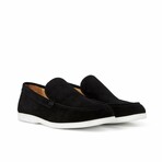 Scott Black Suede Loafer // Black (Men's Euro Size 41)