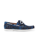 Hardy Marine Camo Boat Shoe // Blue (Men's Euro Size 42)